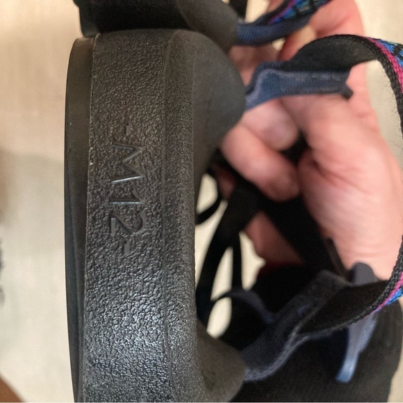 CHACO Sz 12 ZX1 Classic Burst Cloud Sole Comfort Toe Wrap Slip On Sandals - Picture 8 of 11